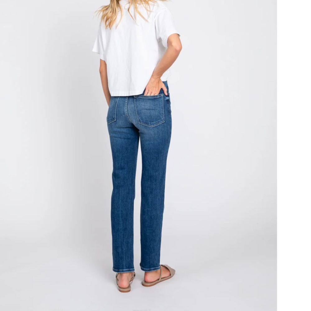 L.T.J. Letter to Juliet Siena Los Angeles Blue Straight Leg Ankle Women's Jeans - Picture 14 of 14